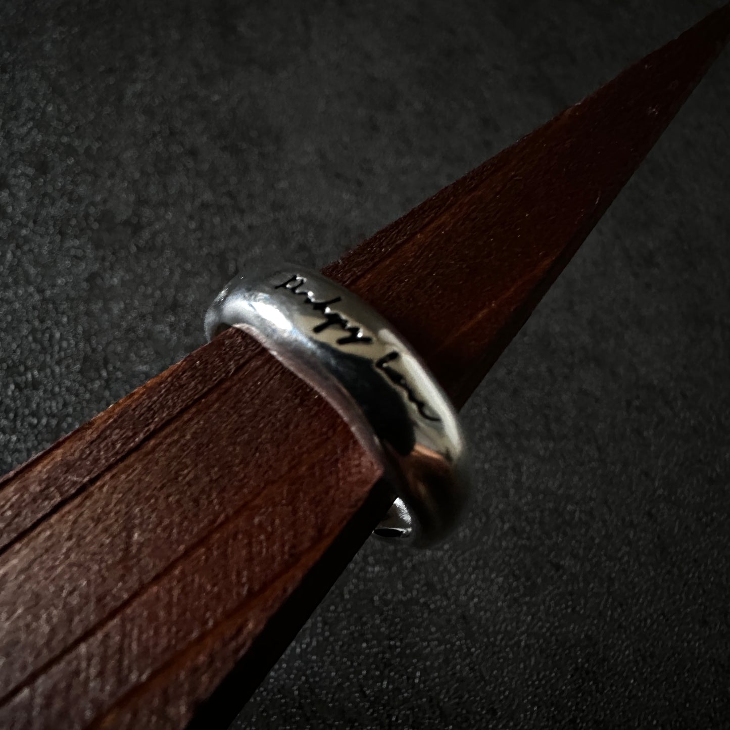 silver925 rogo open ring
