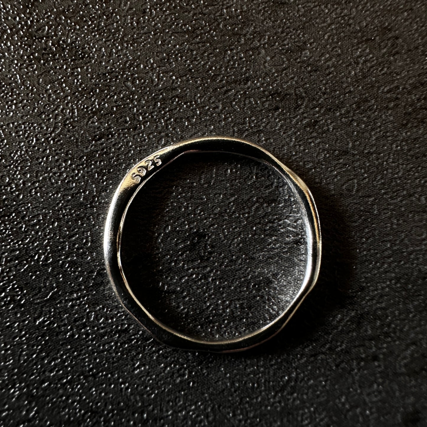 silver925 curve ring sv