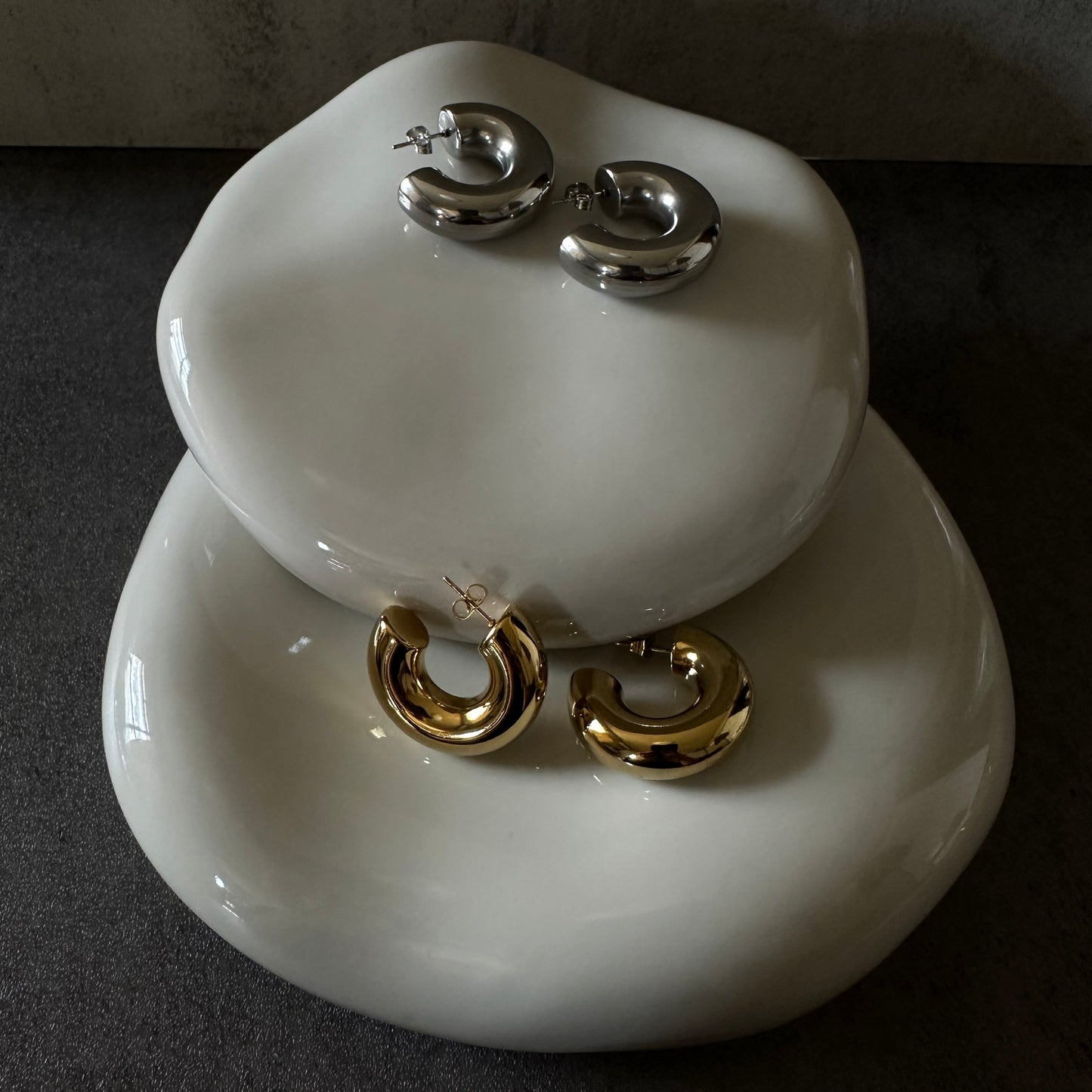 316L stainless steel chunky pierce gld