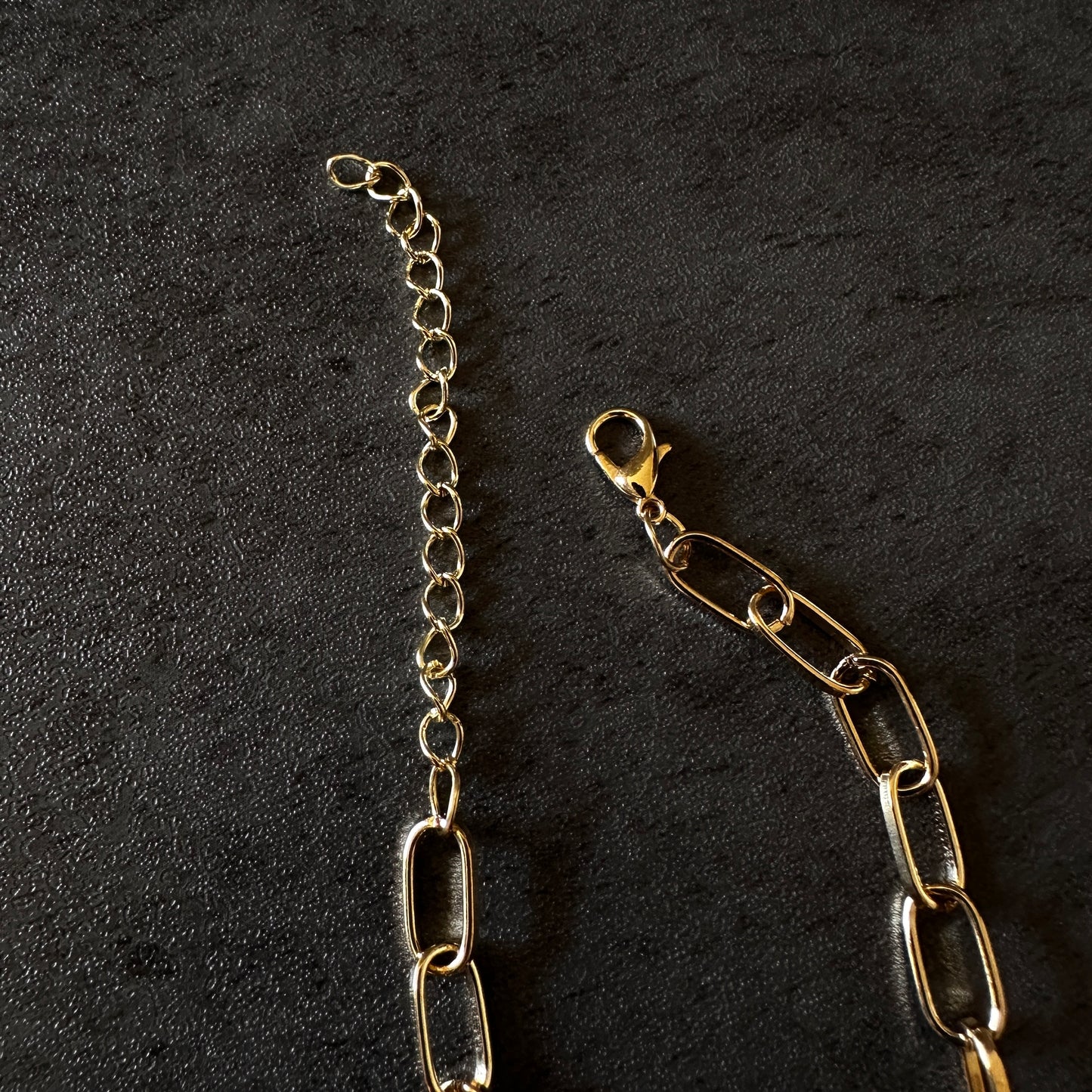 316L box chain necklace gld