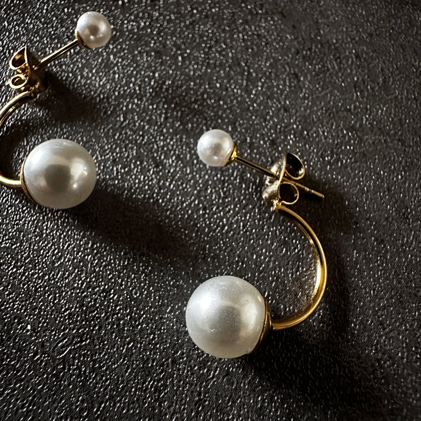 316L double ball pierce pearl