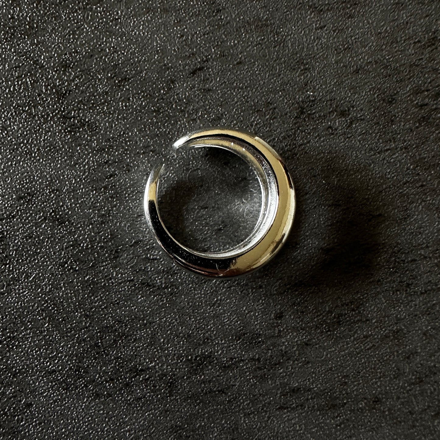 silver925 double line ring