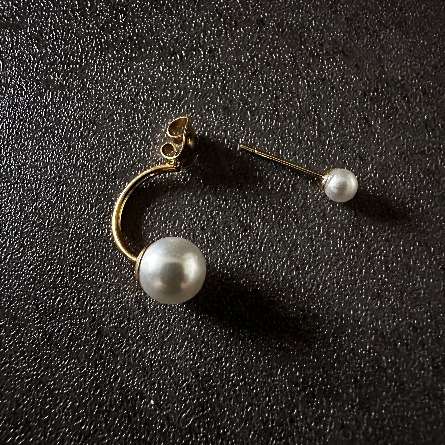 316L double ball pierce pearl