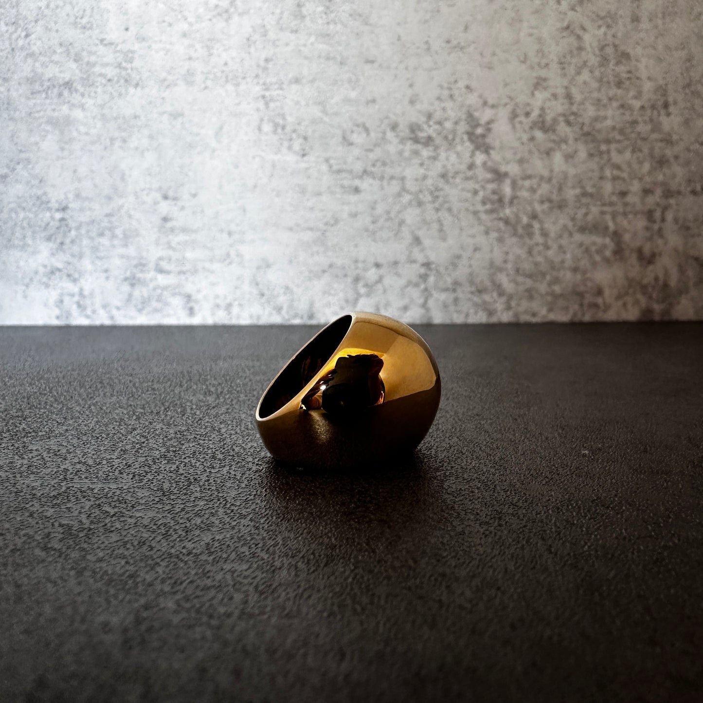 316L sphere ring gld