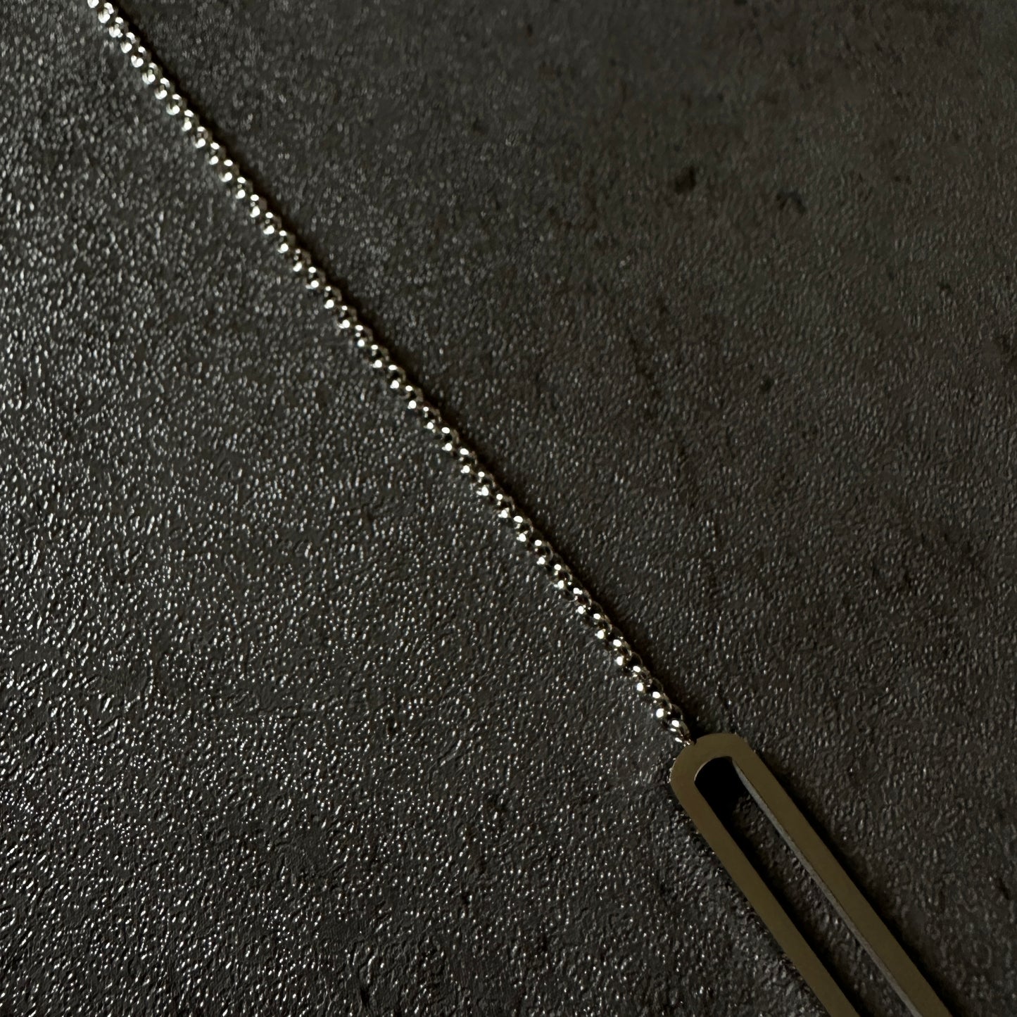 316L Y lariat rong necklace sv