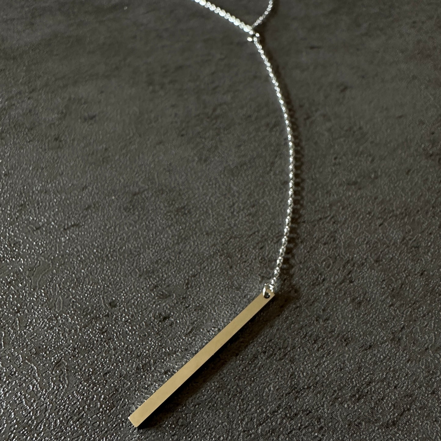 316L Y lariat necklace