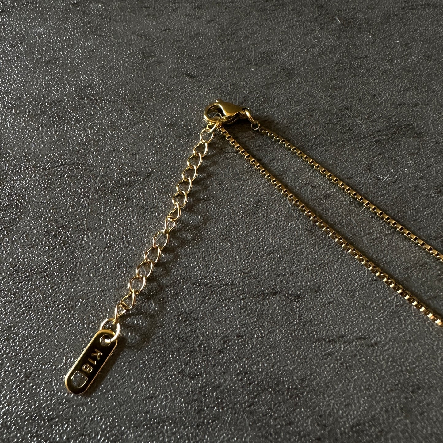 316L square necklace