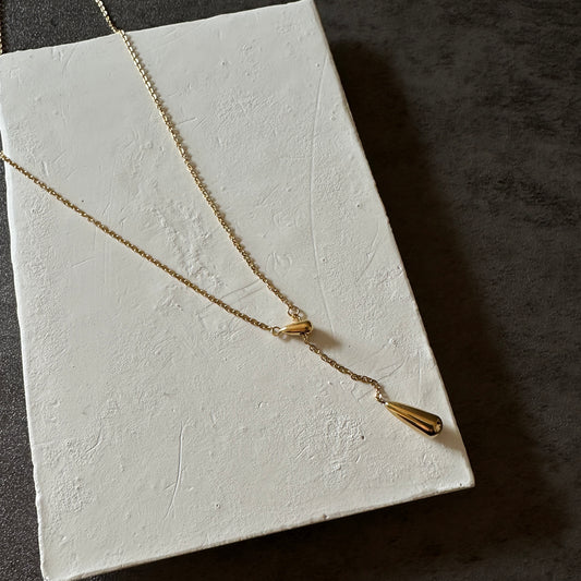 316L drop chain necklace