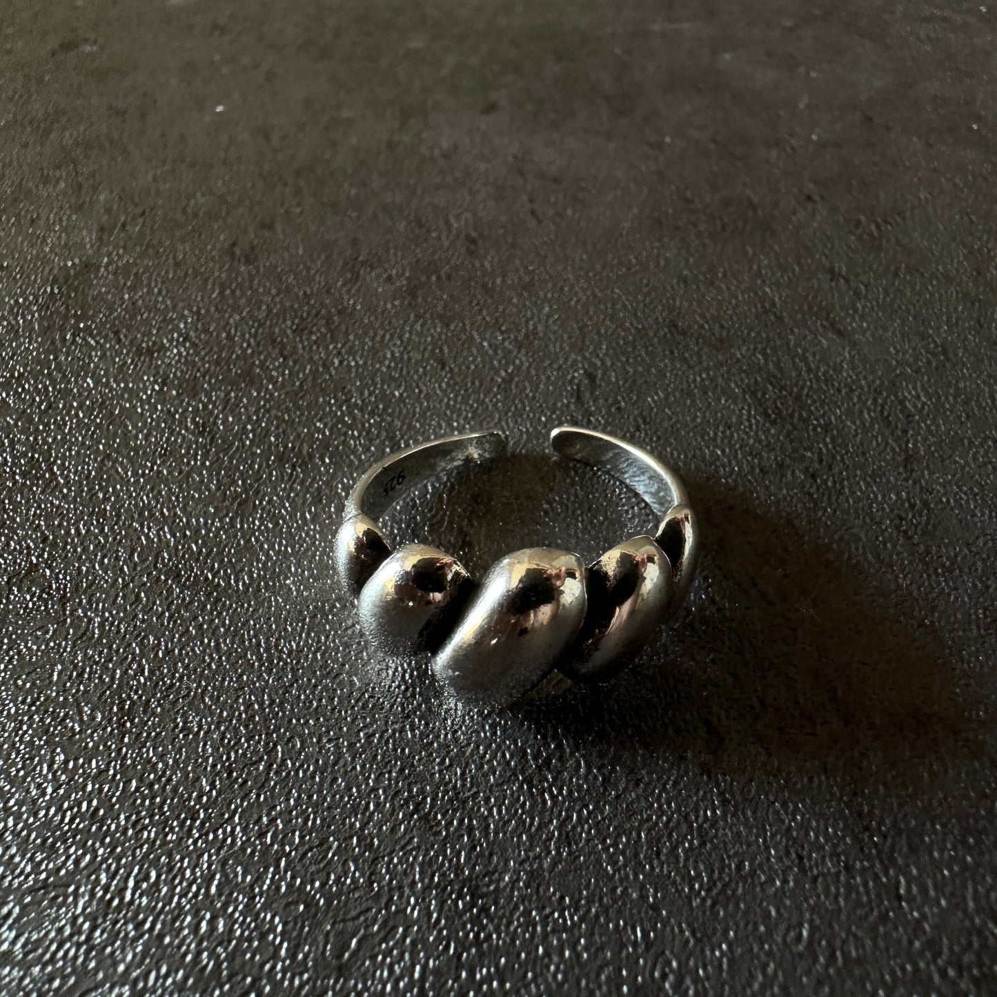 silver925 croissant ring sv