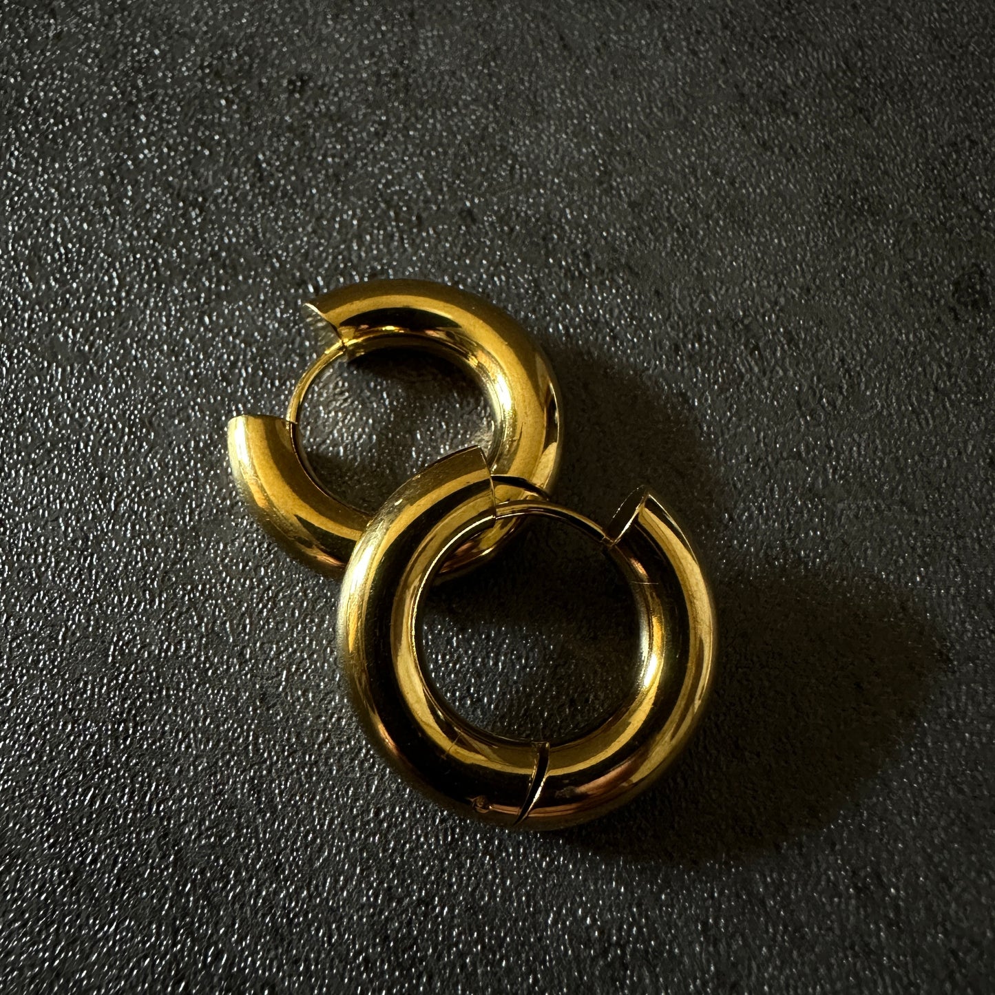 316L simple hoop pierce 5mm gld