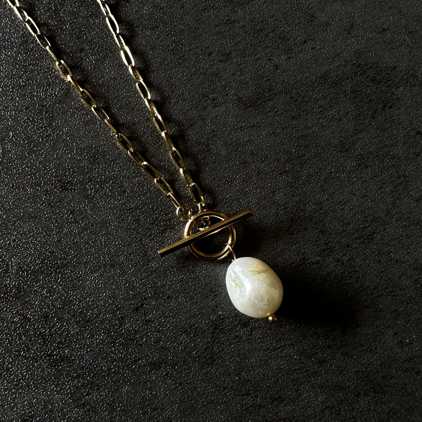 316L pearl chain necklace