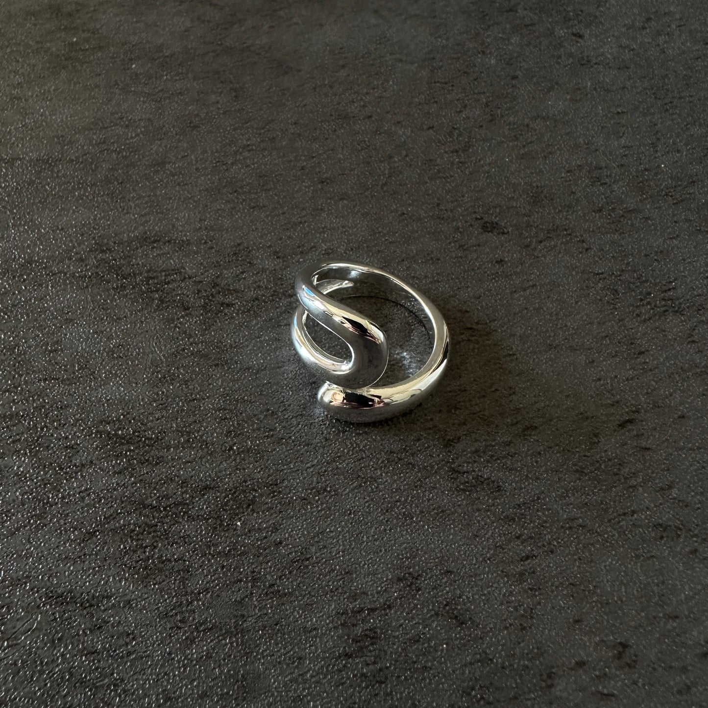 silver925 bend ring