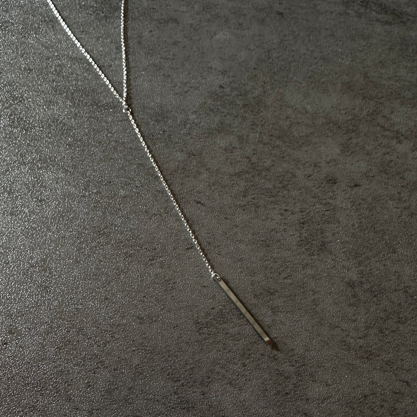 316L Y lariat necklace