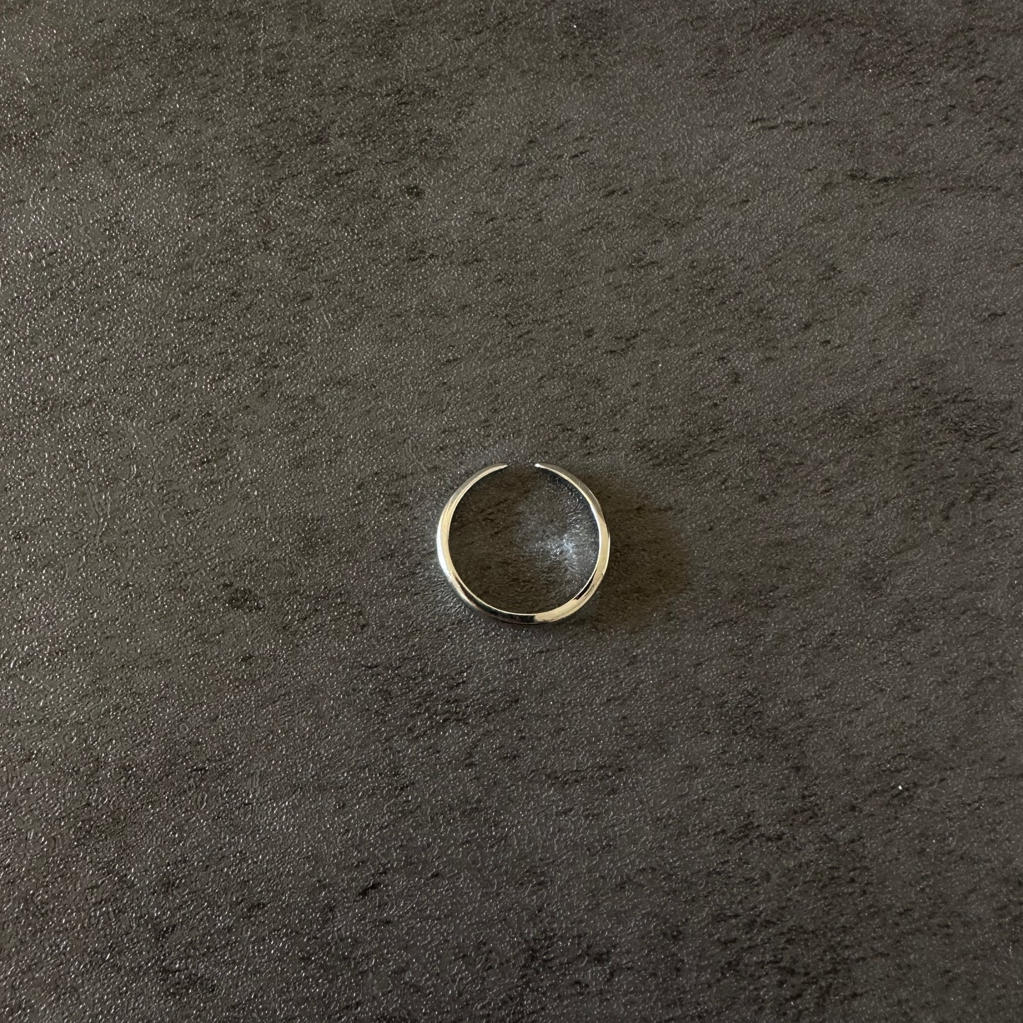 silver925 curve ring sv