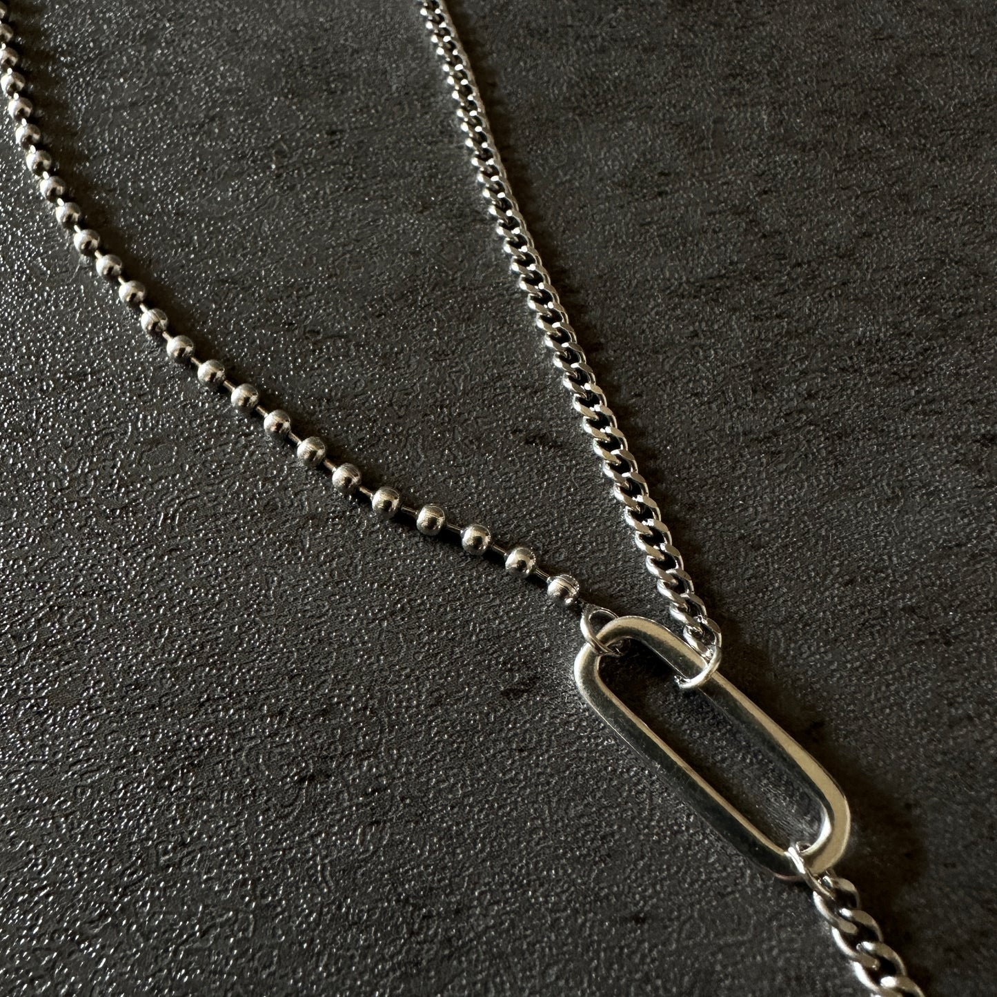 silver925 Y lariat necklace