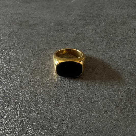 316L square ring black