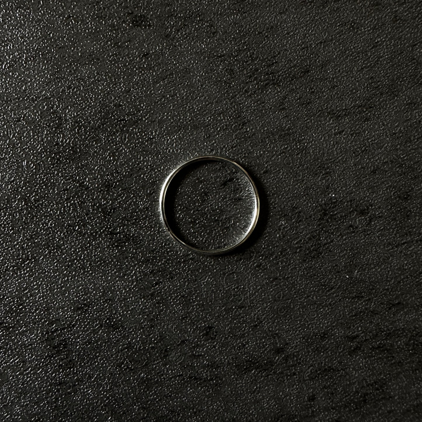 silver925 slim ring sv