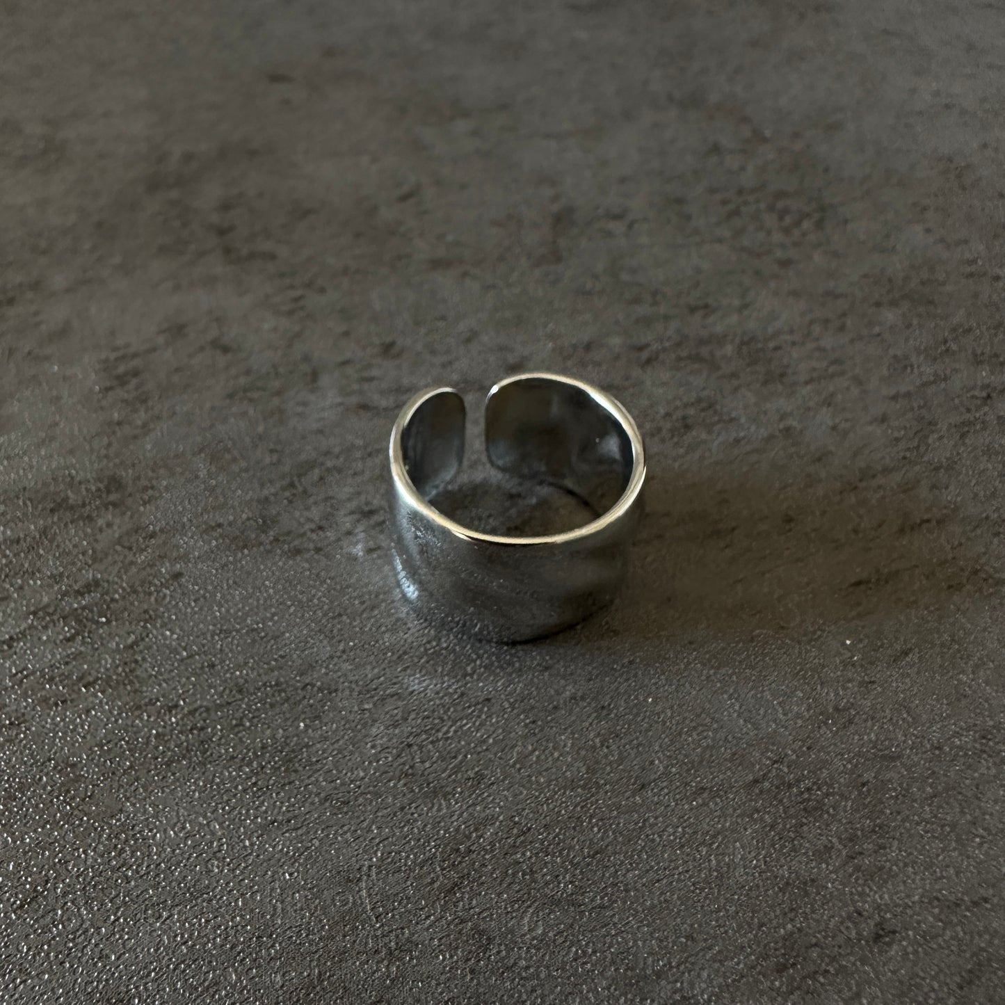 silver925 wide open ring