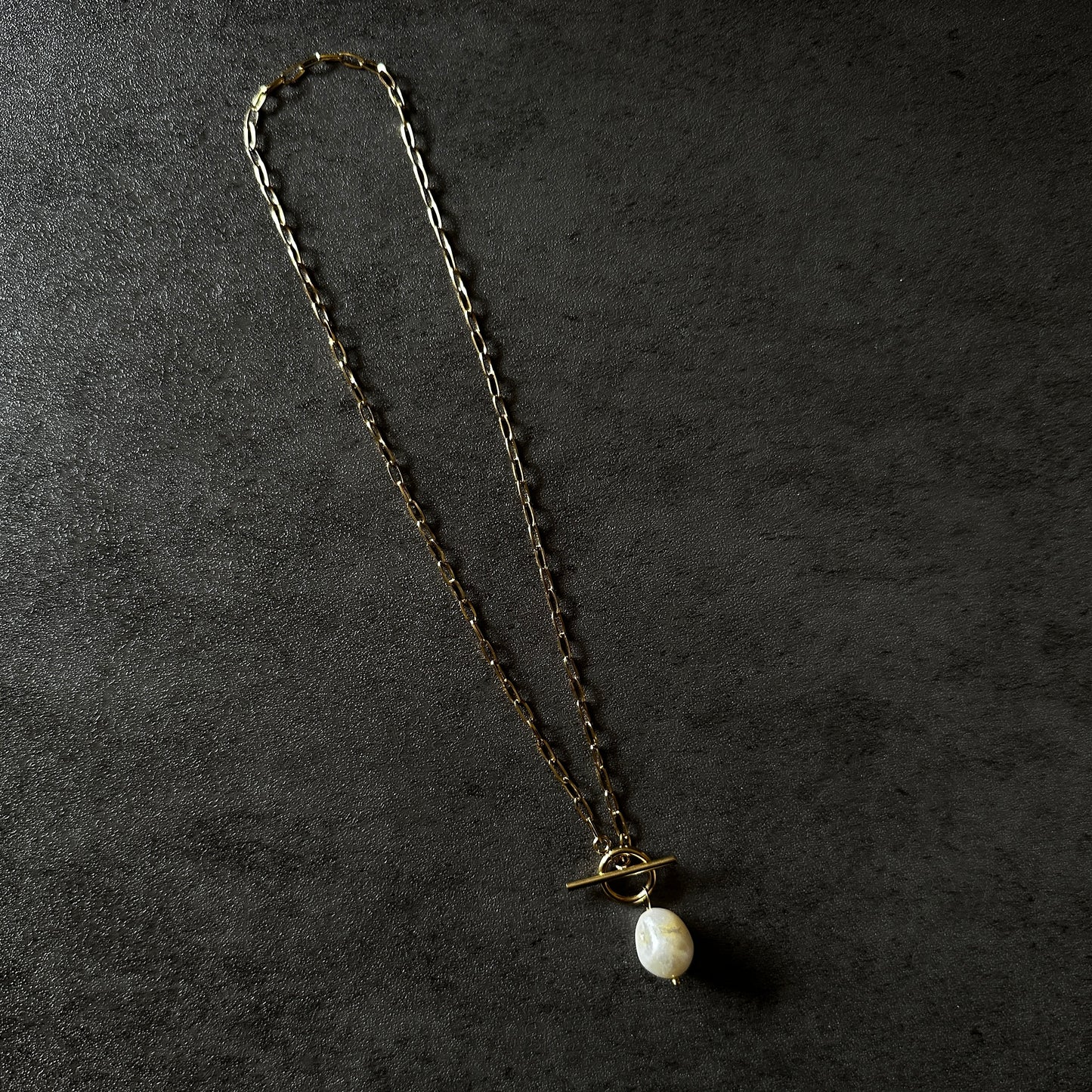 316L pearl chain necklace